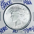 1922 SILVER PEACE DOLLAR AUTHENTIC HI GRADE U.S. MINT COIN FREE SHIPPING 7394