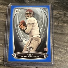 2014 Bowman #11 Jeff Mathews 405/499 Rookies Blue Atlanta Falcons RC