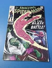 Amazing Spider-man #77 Silver age Lizard VG Human Torch wow