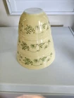 Pyrex "Shenandoah" Nesting Mixing Bowls Set of 3 Yellow Green #'s 401 402 403