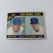 1966 TOPPS BASEBALL CARD HIGH SERIES #534 METS ROOKIES EILERS GARDNER
