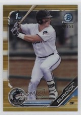 2019 Bowman Draft Chrome Gold Refractor /50 Peyton Burdick #BDC-74 3hd