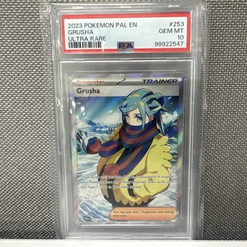 2023 POKEMON PAL EN-PALDEA EVOLVED ULTRA RARE #253 GRUSHA PSA 10