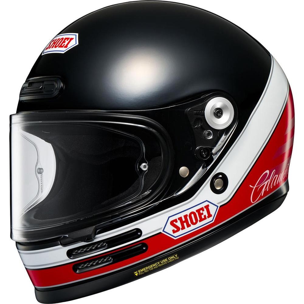 Shoei Glamster 06 Abiding TC1 Black / White / Red (ECE Version) | eBay