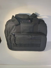 TSA Combination Lock Tactical Gun Range Duffle Bag 4 Handguns, Pistols and Ammo