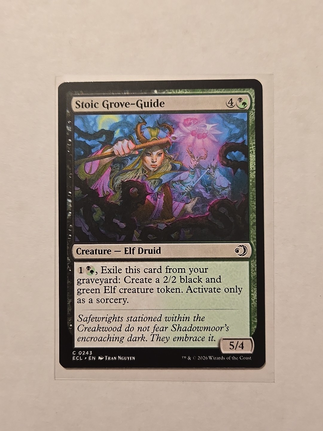 Stoic Grove-Guide - Lorwyn Eclipsed - NM - Common - Creature 