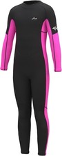 Hevto Kids Wetsuit for Girls Toddler Size 6 Year Child Youth 3/2mm Neoprene Wet