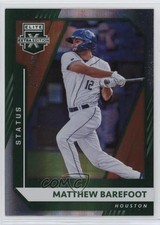 2021 Panini Elite Extra Edition Status Green /499 Matthew Barefoot #165 12dm