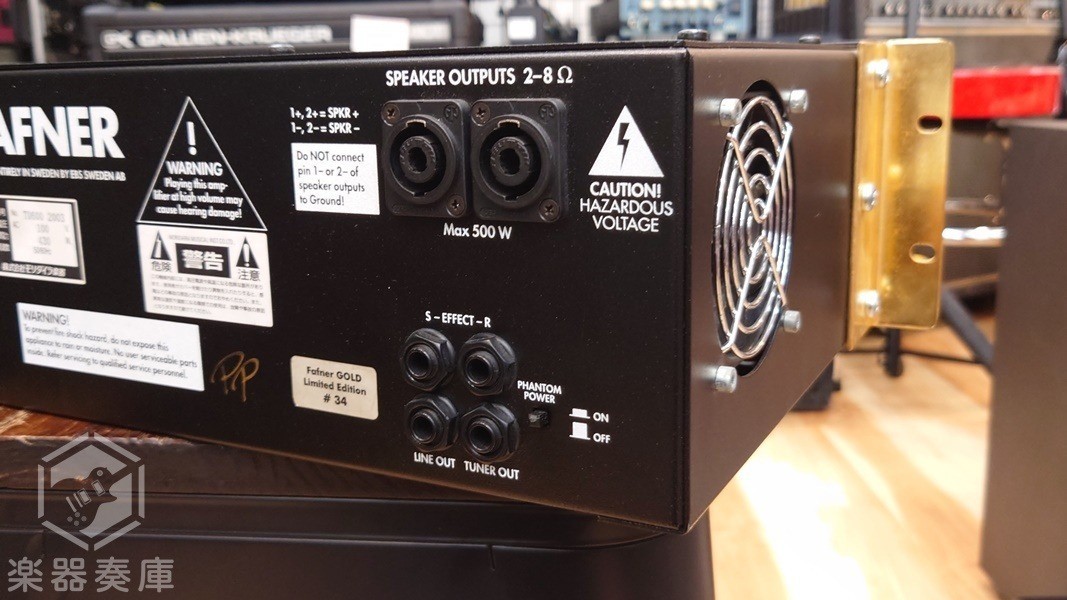 EBS Fafner TD600 動作確認済　ベースアンプ EBS FAFNER TD600 Bass Amplifier Head 600w Gold Limited