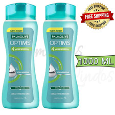2 PACK PALMOLIVE OPTIMS SHAMPOO EXTRA INTENSIVE CONDITIONING 2 IN 1 33.81 FL OZ 0.89 per gallon