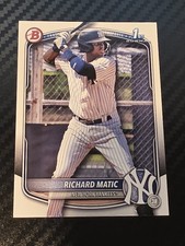 2025 Bowman - Prospects Richard Matic #BP-71 (RC) New York Yankees 1st Bowman 
