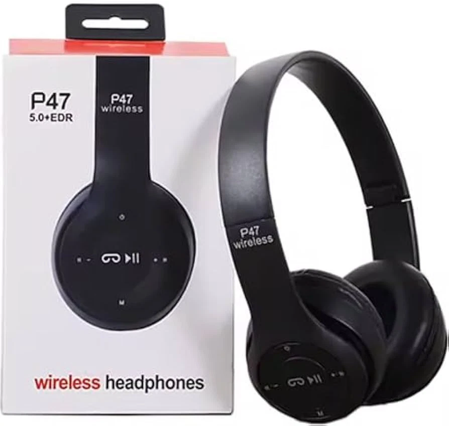 P47 Bluetooth Headphones - Comfortable Ear Cushions