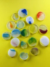 sea glass OHAJIKI surf tumbled  from japan Game pieces