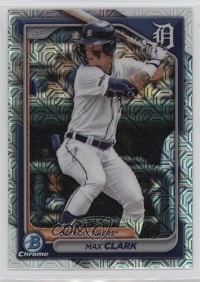 2024 Bowman Chrome Prospects Mega Box Mojo Refractor Max Clark #BCP-195 p9p