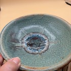 Mindigo Art Pottery 8 Inch Bowl With Unique Green And Blue Glaze Starfish — photo 9