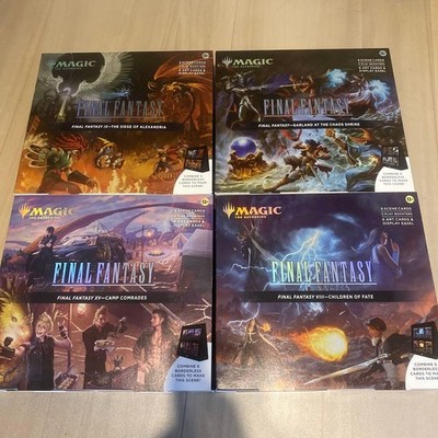 Final Fantasy Scene Box MTG 4 Types English Version Collectible Game Card