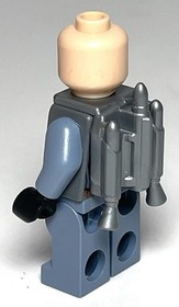 LEGO SW0468 Jango Fett (2013, Minifigure, Star Wars, Smile, 75015, Damaged)
