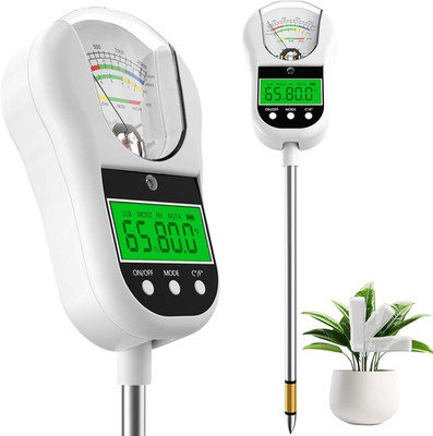 7-in-1 Soil Test Kit, Soil Moisture Meter/pH Meter/Light Intensity/Fertility/Air