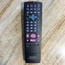 Genuine Sharp RRMCG0235AJSA VCR TV Cable Remote Control CLEANED  TESTED