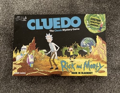 Rick and Morty Cluedo Spielfiguren versiegelt - äußeres Zellophan fehlt - kostenloser Versand
