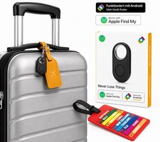 Gep&auml;ckanh&auml;nger mit Standort Tracker f&uuml;r Urlaub & Reisen | Namensschild SmartTag