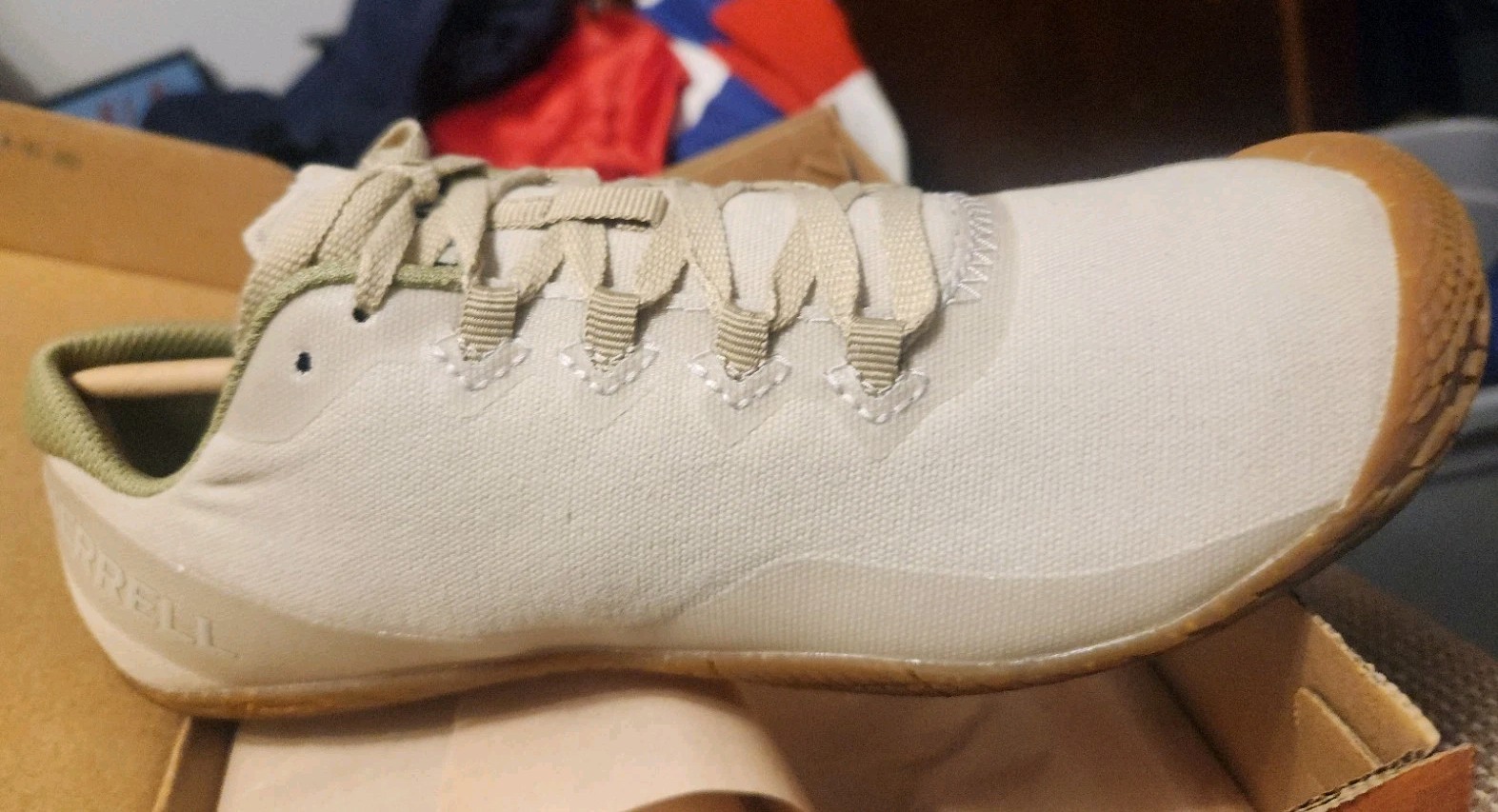 Nuove scarpe Merrell Vapor Glove 3 Oyster escursionismo atletiche a piedi nudi 8 5