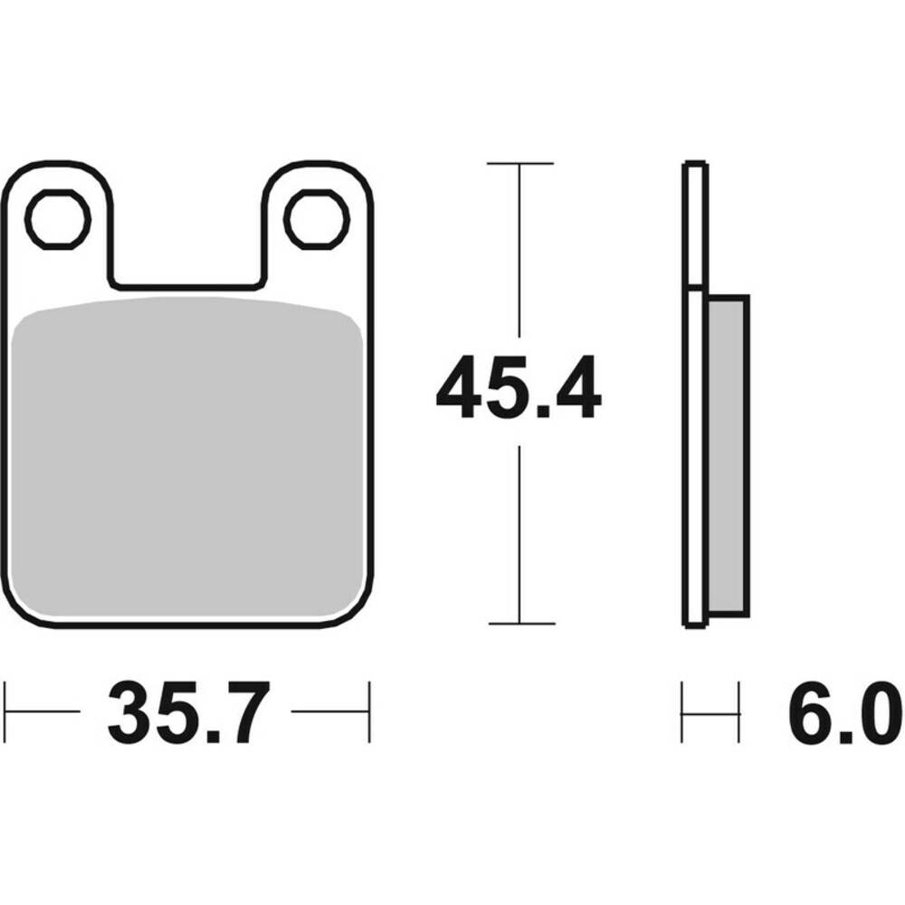 Brake Pads for SHERCO 1.25 TRIAL 2018 Rear Street Brembo - Image 67