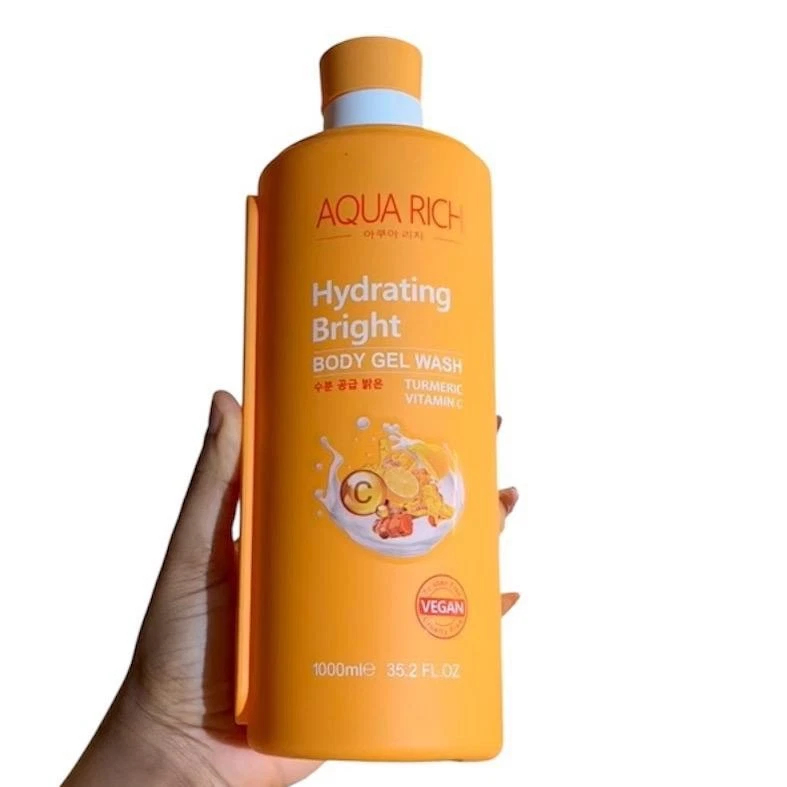 Aqua Rich Hydrating Bright Vitamin C & Turmeric body brightening wash