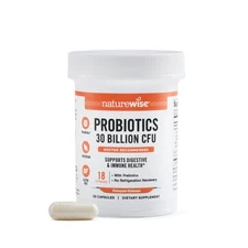 Max Probiotics for Women & Men - 30 Billion CFU 18 Strains + Prebiotics - 3
