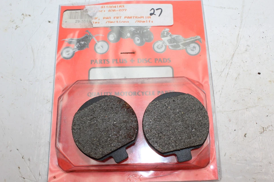1979-1982 KAWASAKI KZ1300A FRONT BRAKE CALIPER FRICTION PADA (ASB207)  - Изображение 2 из 3