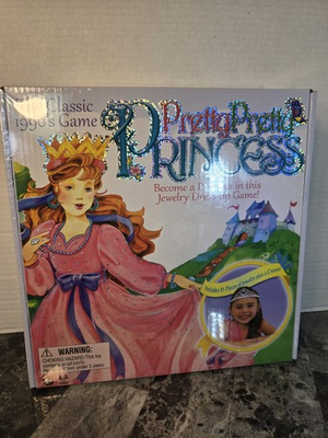 #ad PRETTY PRETTY PRINCESS GAME Jewelry Board Game 1990#x27;s Classic NEW FACTORY SEALED $19.47