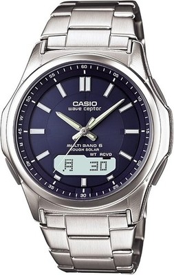 Casio Wave Ceptor WVA-M630D-2AJF Blue Dial Solar Radio Watch Japan New