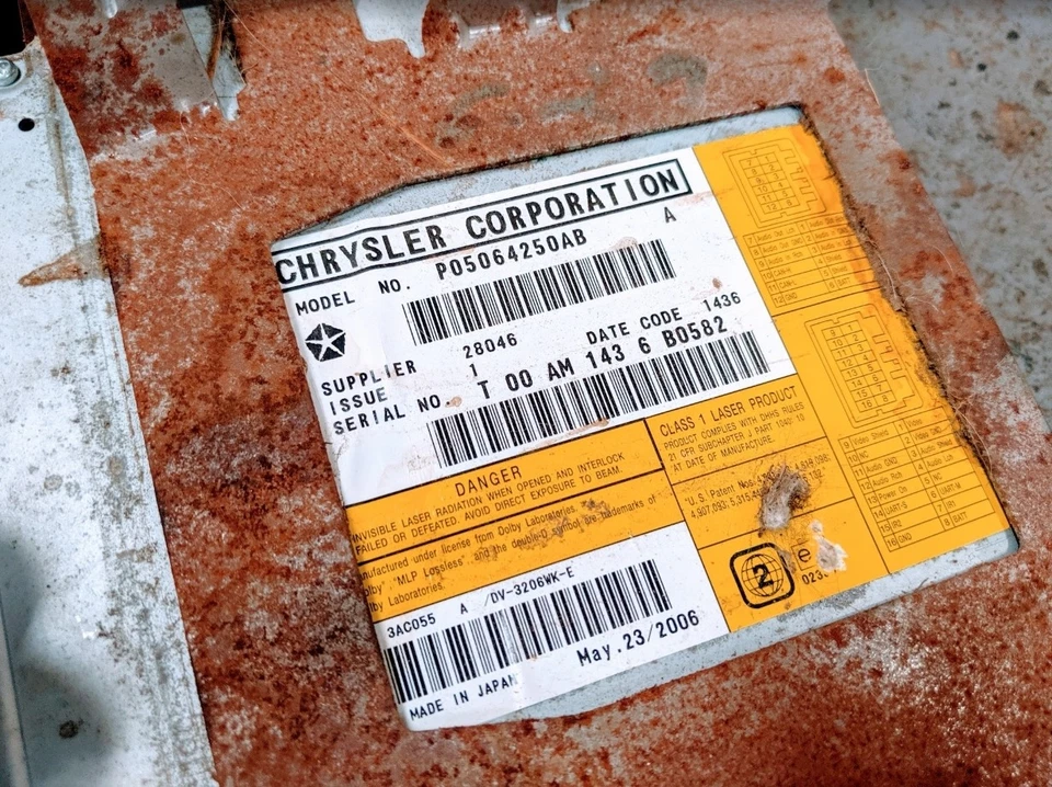 JEEP COMMANDER 2007 MULTIMEDIA HEAD UNIT P05064250AB - Image 3 of 3