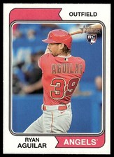 2023 Topps Heritage Ryan Aguilar Rookie Los Angeles Angels #309