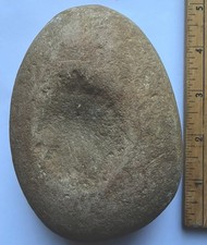 Guaranteed Authentic Relic Native American Artifact 2 sided nutting stone 