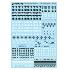 Mechanicum Constructs Transfer Sheet - Horus Heresy - US Import Tax Prepaid 