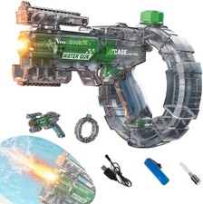 LED Light Up Electric Water Gun, Automatic High Pressure Water Blaster with Inte