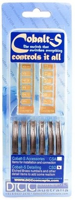 DCC Concepts DCP-CSD Cobalt-S Kosmetikteile (Top Castings x6) (Nummern x 12)