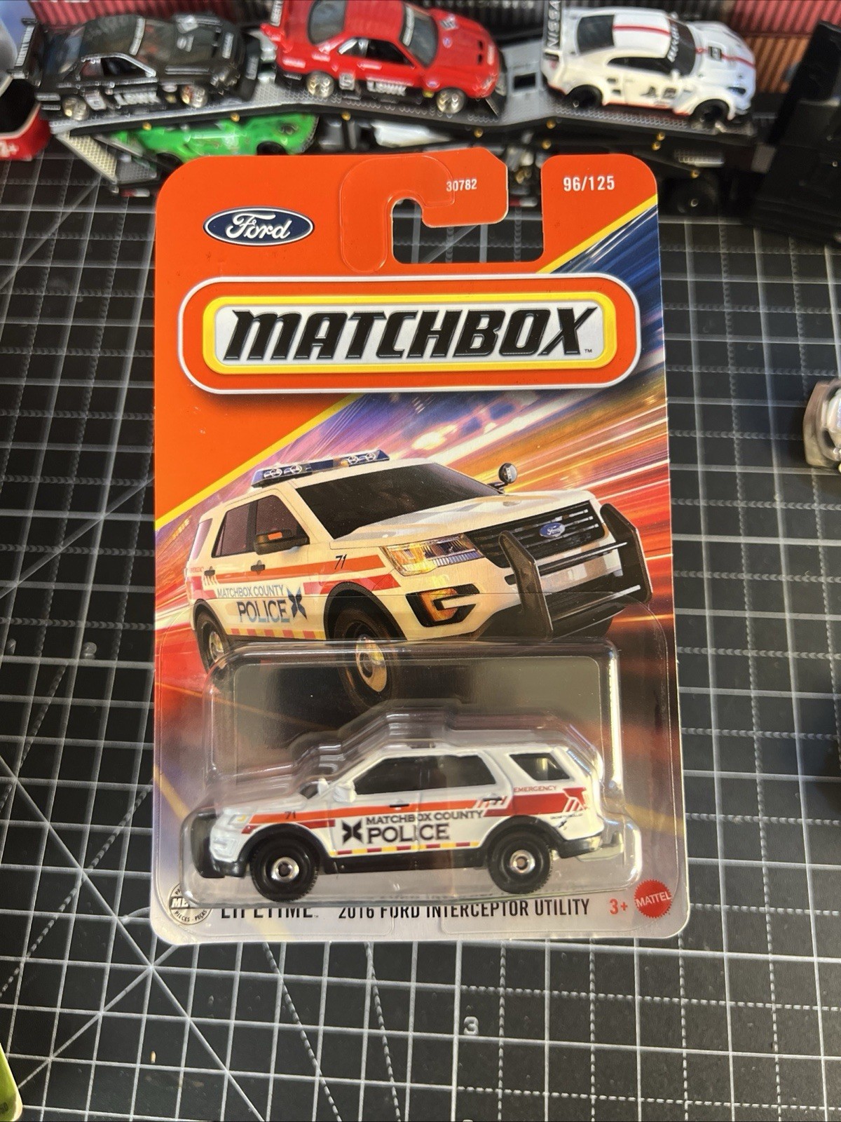 Matchbox 2016 Ford Interceptor Utility Police #96 Mainline 2025 Case A | New