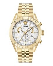 Versace Mens  Gold 44mm Bracelet Fashion Watch