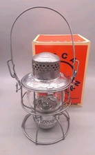 Lionel Train Adlake Lantern W/ Clear  Embossed Globe 25th Anniversary W/ Box 