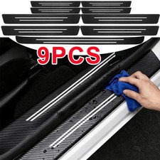 For Kia 9pcs Door Sill Trunk Protector 2.8in Wide Custom Anti-scratch Guard Kit