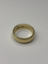 9ct Gold Band Ring Size T 8g Great Condition Fully Hallmarked