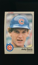1983 Fleer #494 Jody Davis * Catcher * Chicago Cubs * EX-MT *