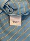 Peter Millar Summer Comfort Golf Polo Shirt Men Large Light Blue Stripe SEE LOGO — photo 6