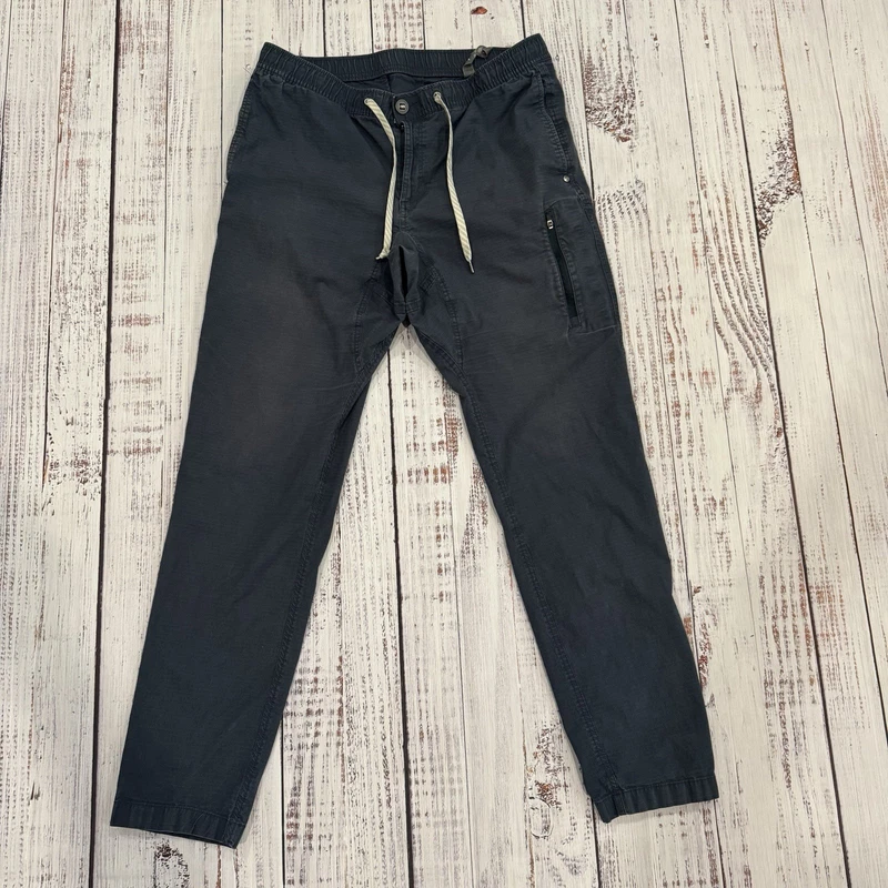 vuori jogger ripstop drawstring zip pocket worn spot casual pants