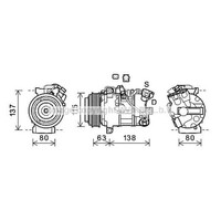 Kompressor Klimaanlage FüR Renault ScéNic III JZ0/1_ Grand KZ0/1 BZ0_
