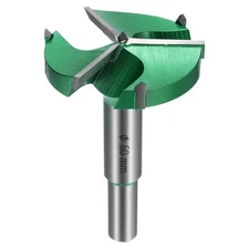 Forstner Drill Bit 2-3/8" (60mm) Carbide Upgraded 3 Flutes Wood Drill Bits