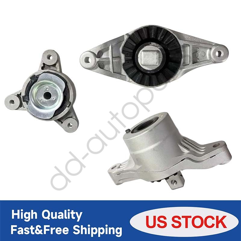 3pcs Left &Right Engine Mount for Maserati Ghibli Levante Quattroporte3.0 V6 4WD