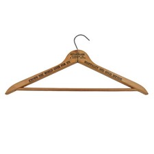 Vintage Wooden Hanger The Pittsburgher Knott Hotel Hanger - Pittsburgh, PA.